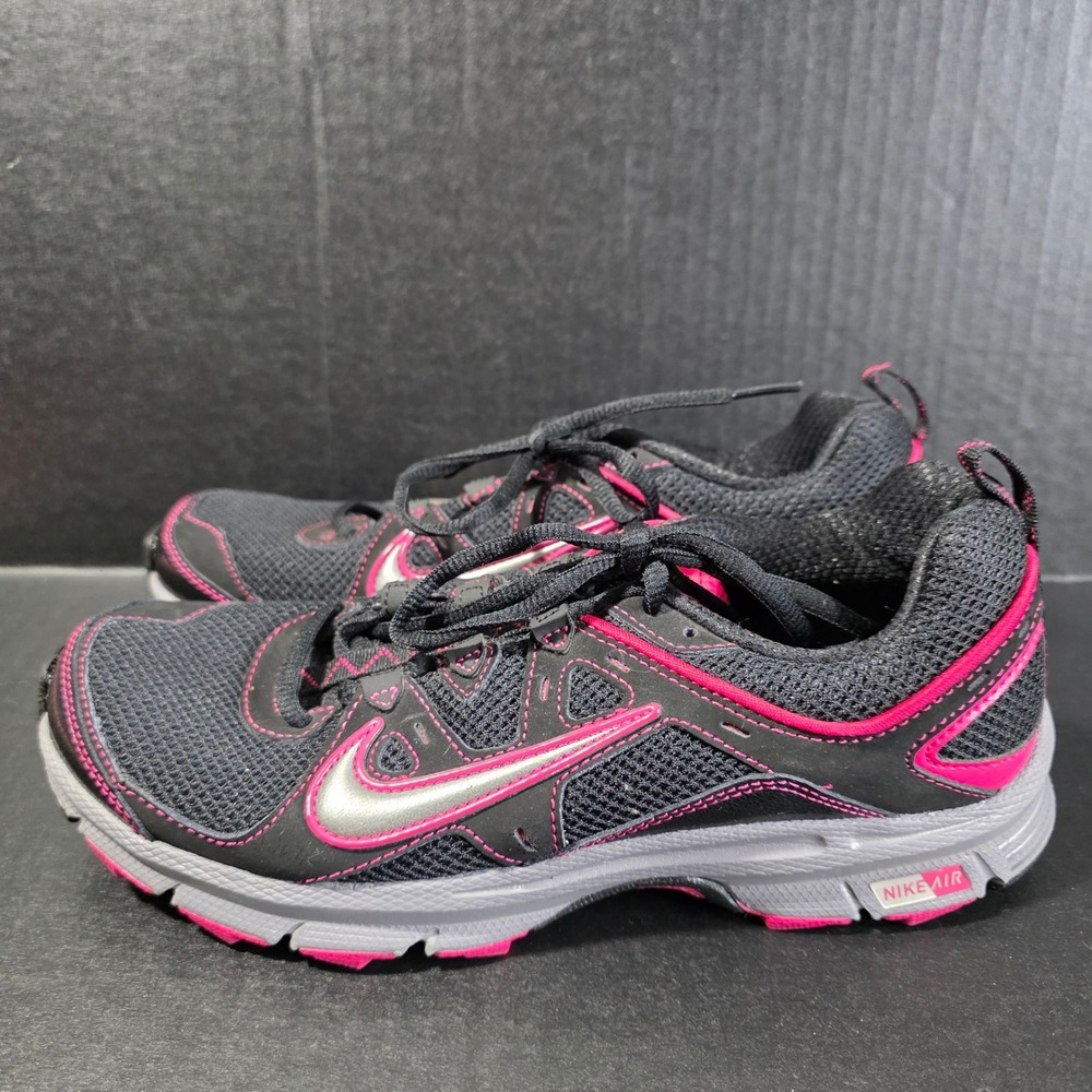 Nike Air Alvord 9 Womens Trail Running Shoes Black Pink‎ 443847-001 Size 9